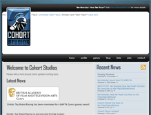 Tablet Screenshot of cohortstudios.com